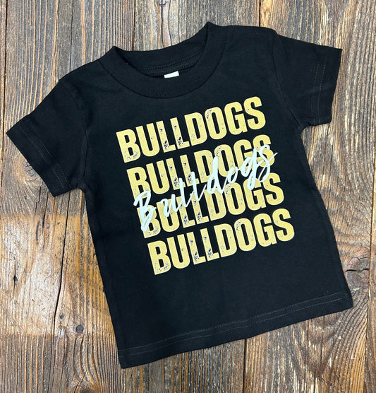 Black Bulldogs Tee