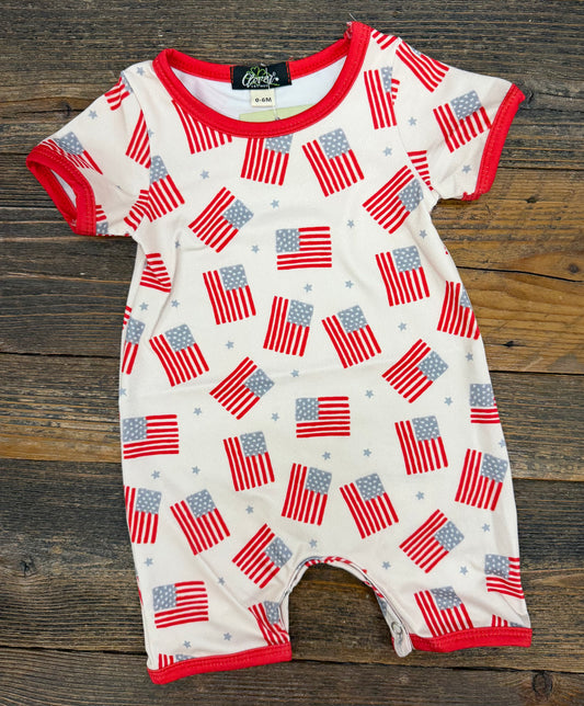Freedom Flag Romper