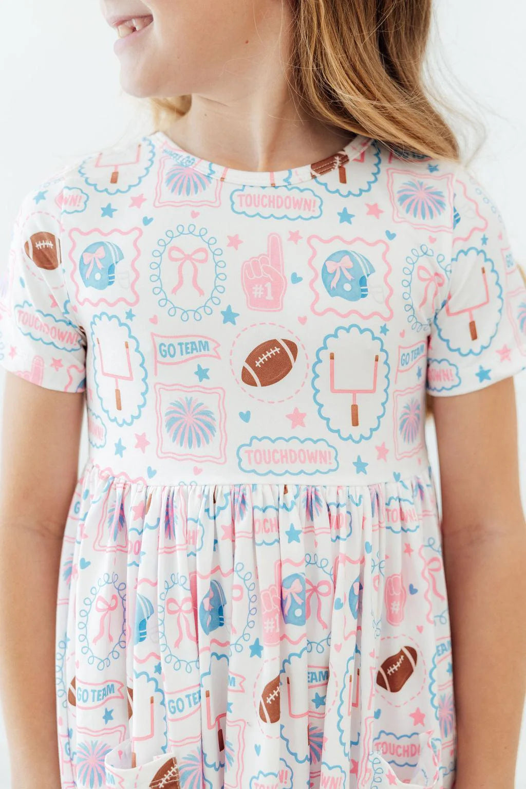 MR Game Day Girlie S/S Pocket Twirl Dress