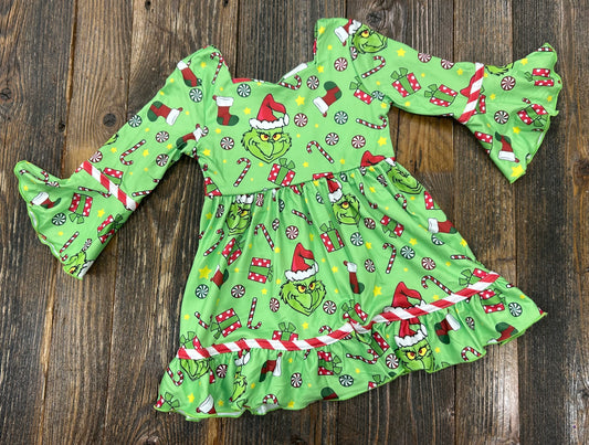 Mean One Bell Sleeve Dress