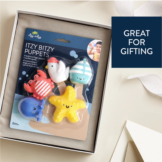 Itzy Ritzy Nautical Bath Finger Puppet Set