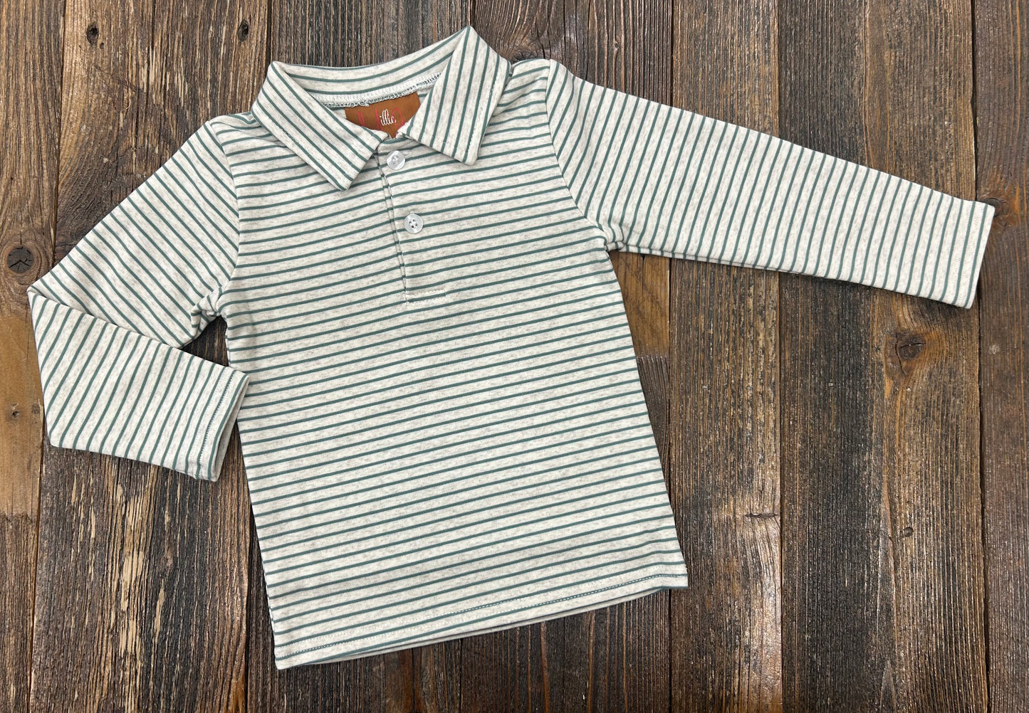 Millie Jay Weston Green Stripe L/S