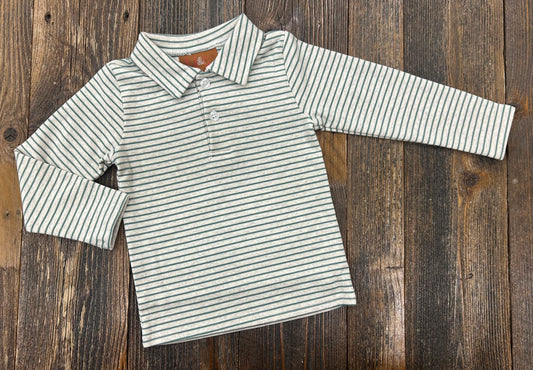 Millie Jay Weston Green Stripe L/S
