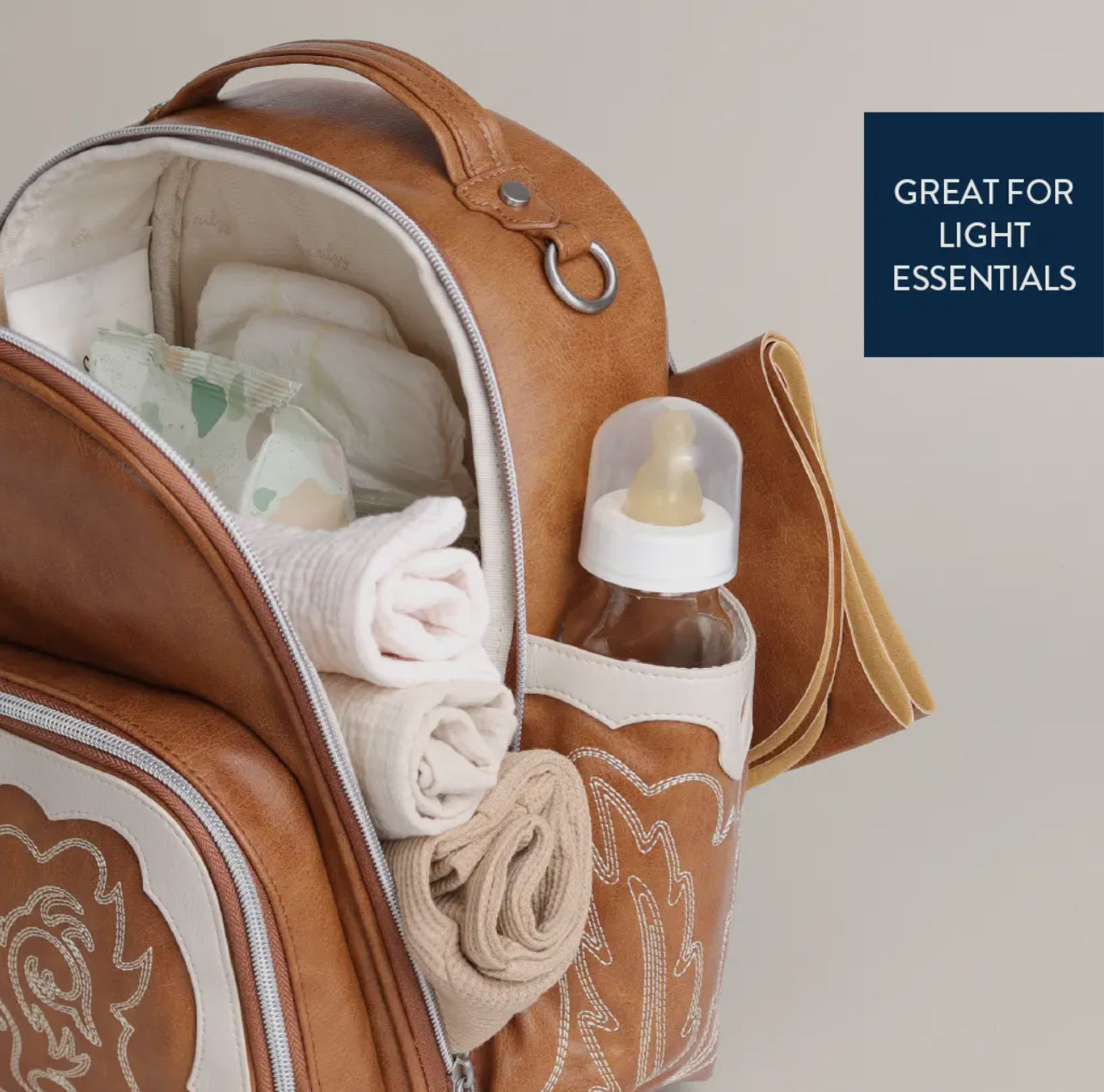 Itzy Ritzy Nash Saddle Itzy Mini Plus Diaper Bag