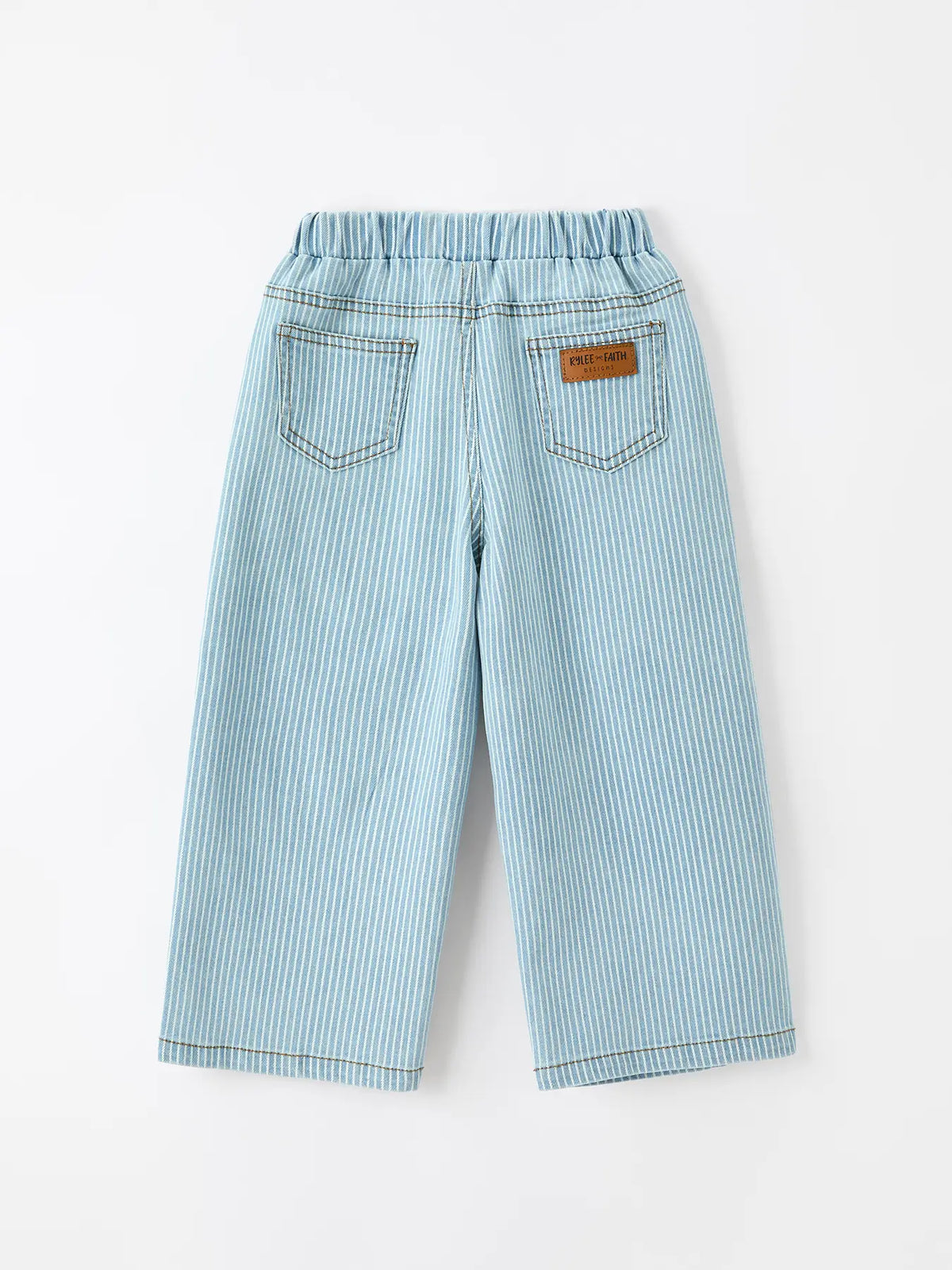 Pumpkin Embroidered Flare Pants