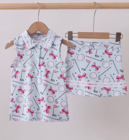 Golf + Bow Skort Set