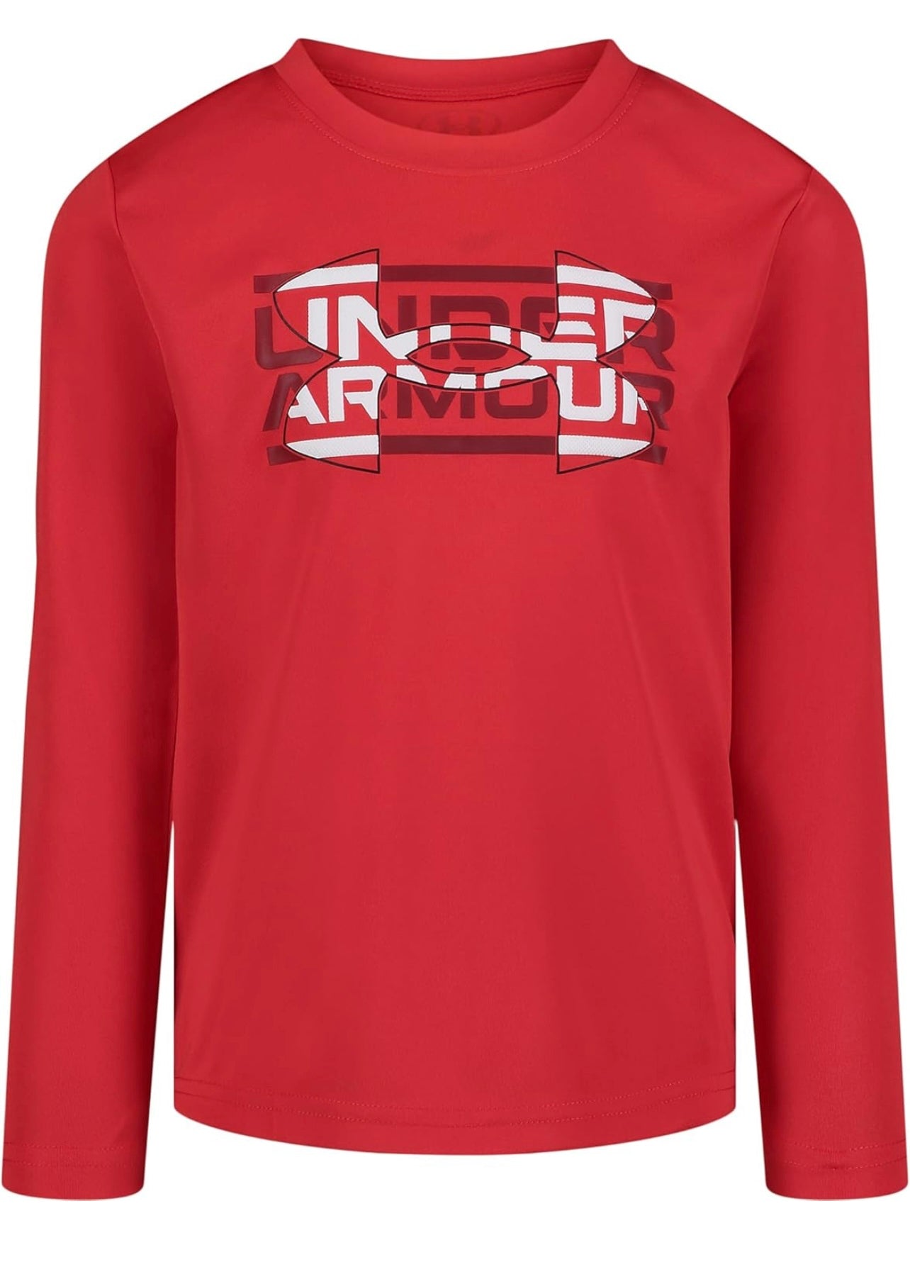 Under Armour Red Logo Long Sleeve