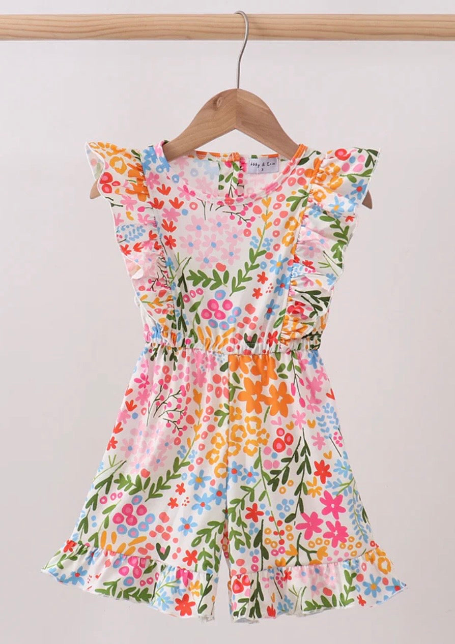 Summer Floral Romper