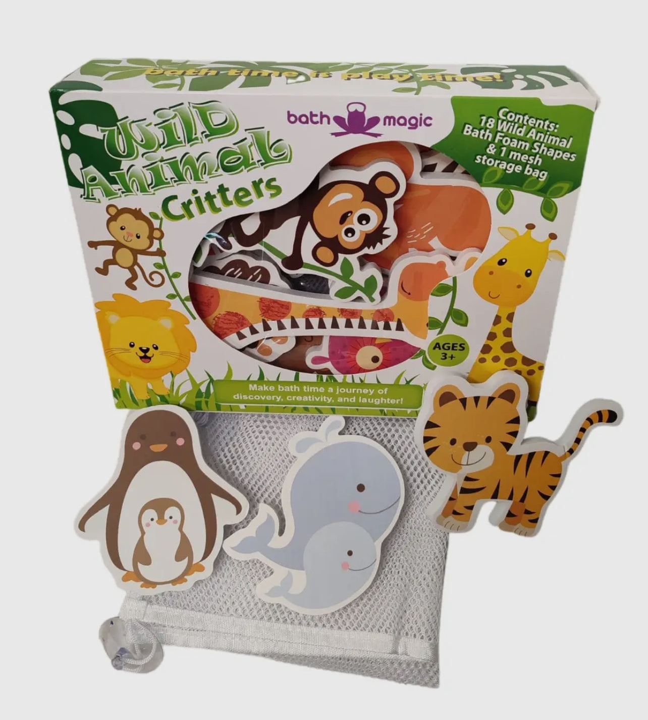 Fizzles Sticky Bath Foam Critters