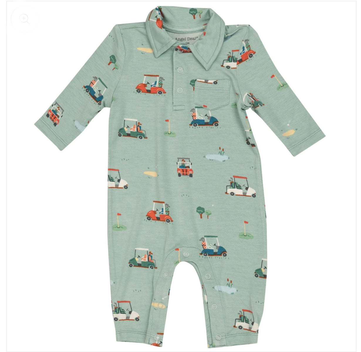 Angel Dear Golf Carts Polo Romper