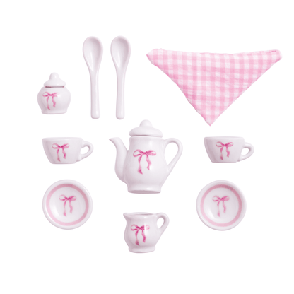 Mudpie Bow Tea Set