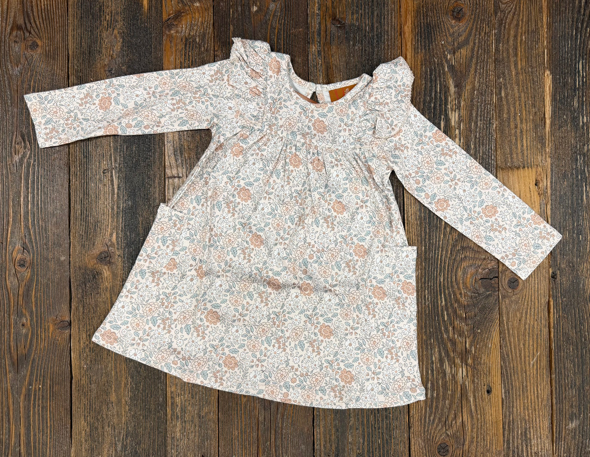 Millie Jay Faded Botanica L/S Dress (559)