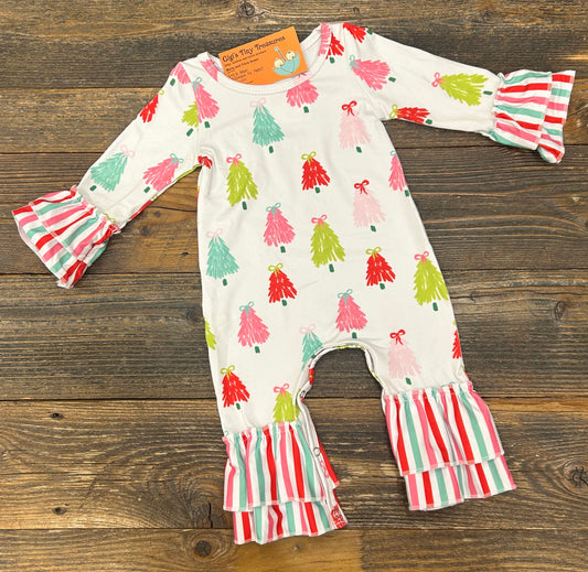 Cheery Christmas Tree Romper