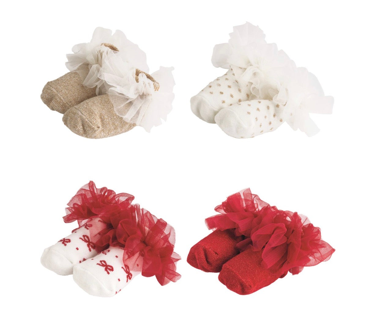 Mudpie Christmas Tutu Socks