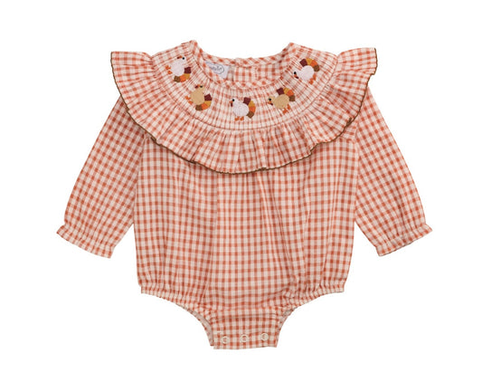 Mudpie Smocked Turkey Bubble