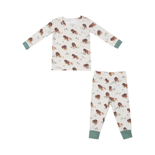 Angel Dear Bison Families L/S Loungewear Set