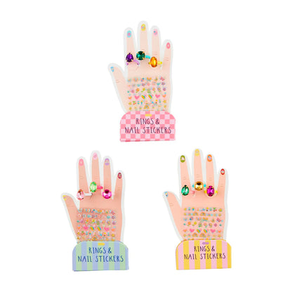 Mudpie Rings & Nail Sticker Set