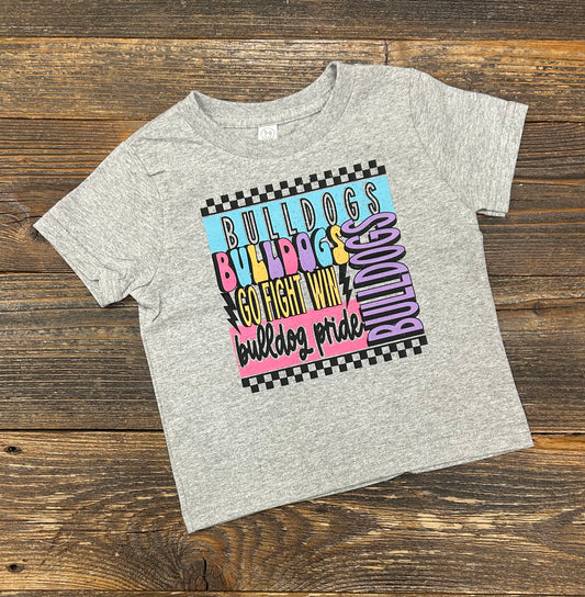 Neon Retro Bulldog Tee