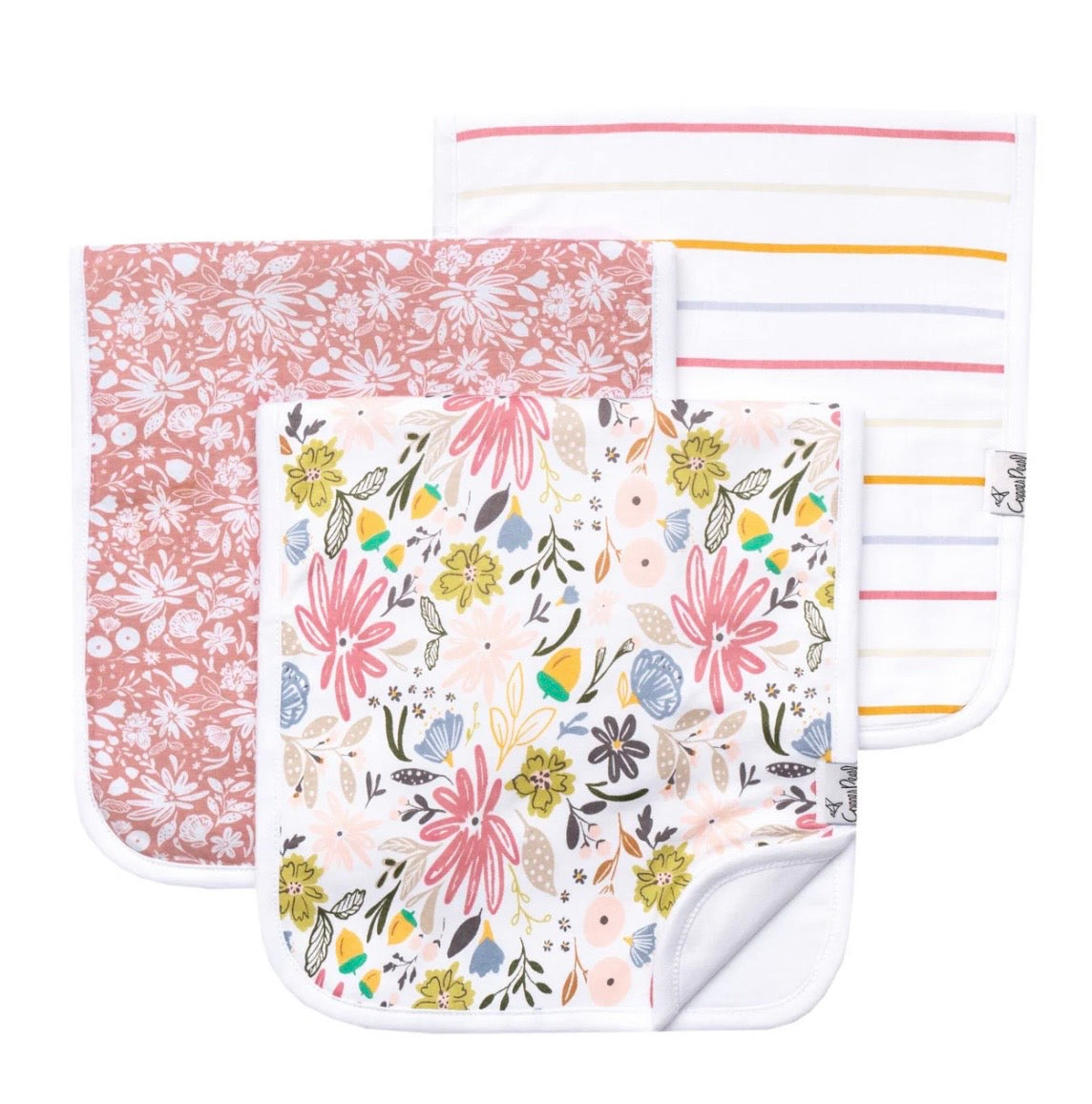 Copper Pearl Burp Cloths
