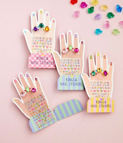 Mudpie Rings & Nail Sticker Set