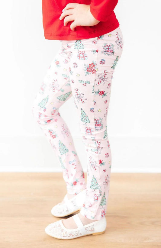 MR Pink Christmas Leggings