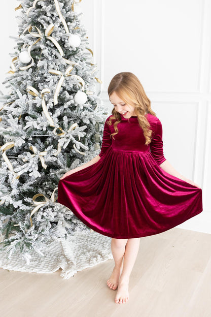 MR Velvet Twirl Dress