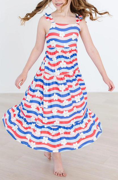 MR July Vibes Ruffle Maxi Dress