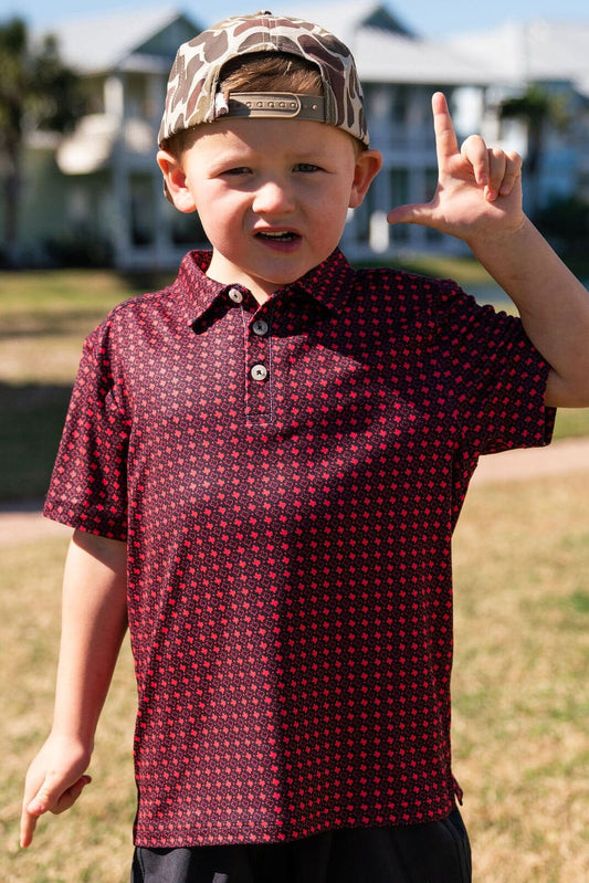 Burlebo Texas Black Performance Polo
