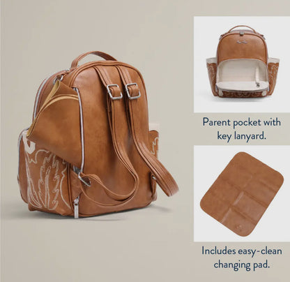 Itzy Ritzy Nash Saddle Itzy Mini Plus Diaper Bag