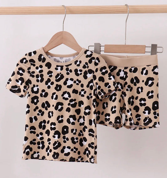 Leopard Bamboo Lounge Set