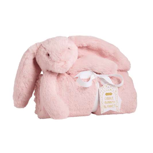 Mudpie Bunny Plush Blanket
