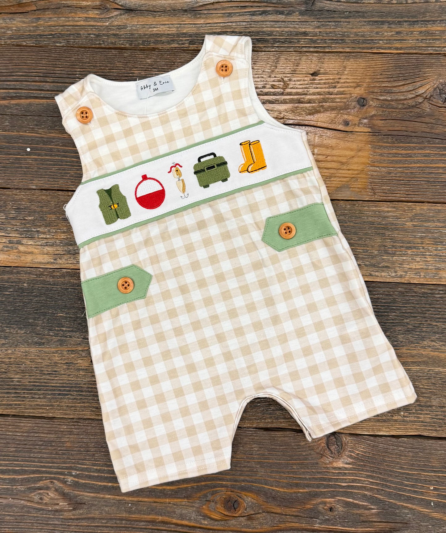 Fishing Gingham Jon Jon