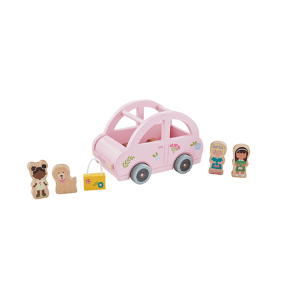 Mudpie Pink Car Toy Set