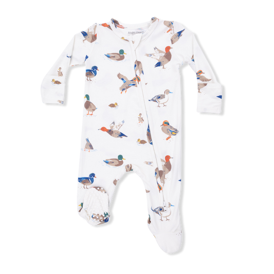 Angel Dear Ducks 2 Way Zipper Footie