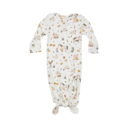 Angel Dear Farm Babies Knotted Gown