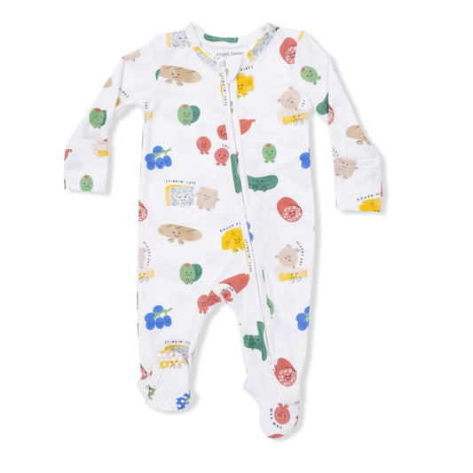Angel Dear Charcuterie Cuties 2 Way Zipper Footie