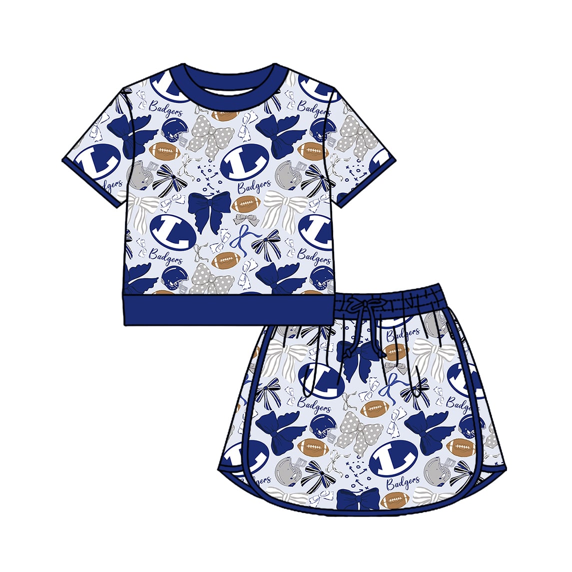 Lampasas HIGH SCHOOL SKORT SET - PREORDER