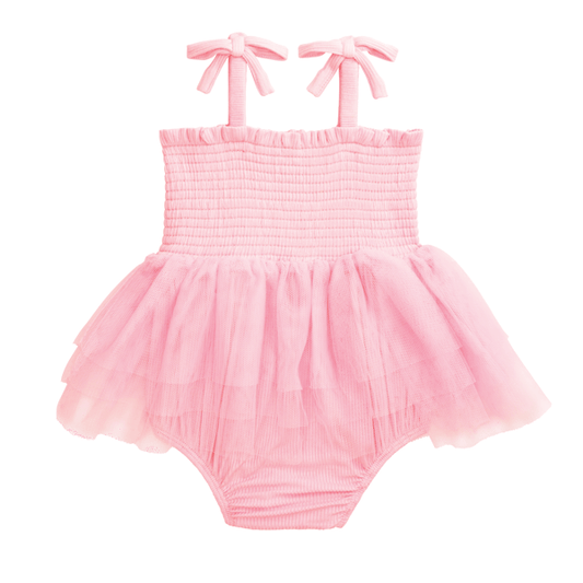 Mudpie Pink Tutu Crawler