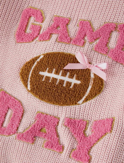Pink Game Day Pullover