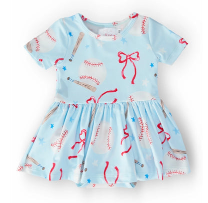 M&R Grand Slam S/S Twirl Bodysuit