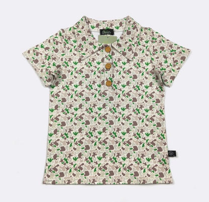 Emerald Camo Polo