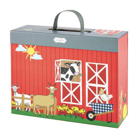 Mudpie Farm House Wood Toy Set