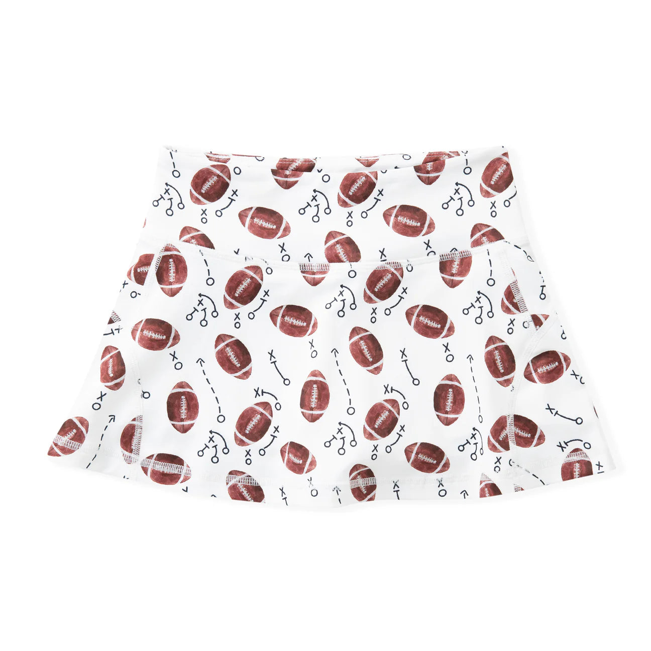 Swoon Active White Football Tennis Skirt