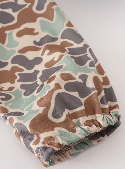 Camo Duck Embroidered Hoodie