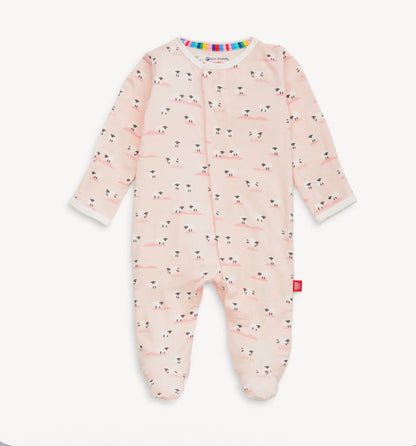 Magnetic Me Baa Baa Baby Pink Modal Magnetic Footie