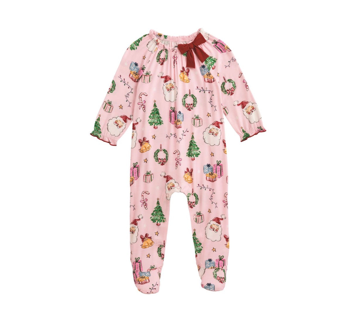 Mudpie Christmas Print Sleeper