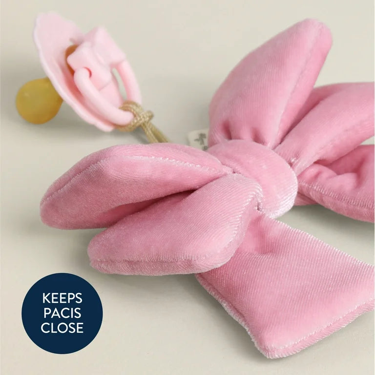 Itzy Ritzy Bow Pacifier + Lovey