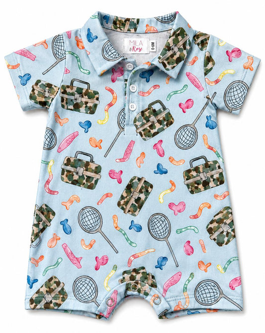 MR Fishing Snacks Polo Shorty
