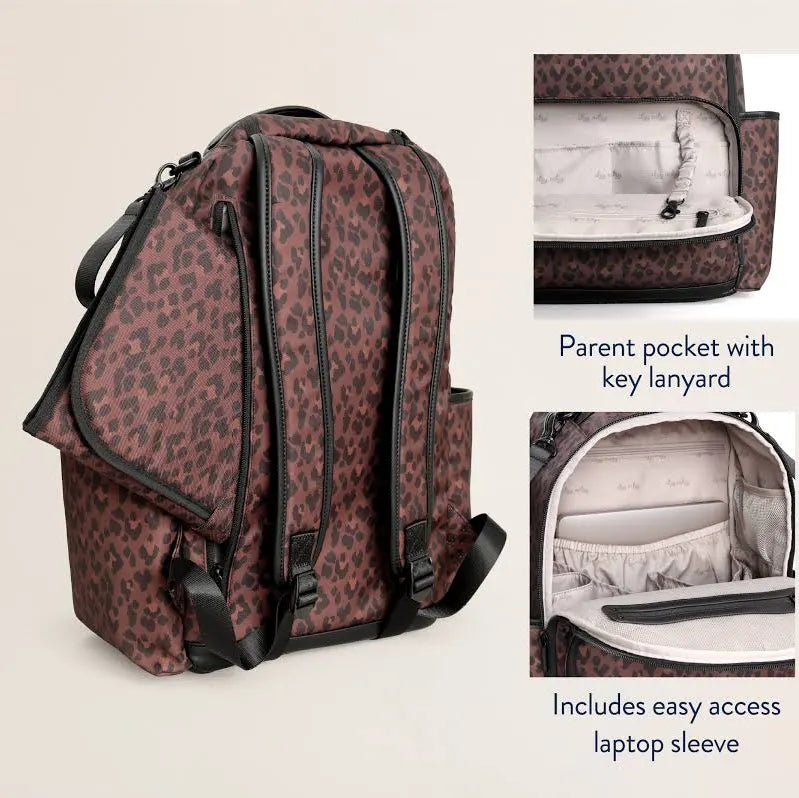 Itzy Ritzy Boss Plus Leopard Backpack