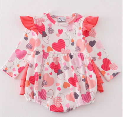 Valentine Heart Ruffle Bubble
